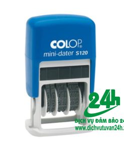 Dấu Colop ngày tháng năm S120