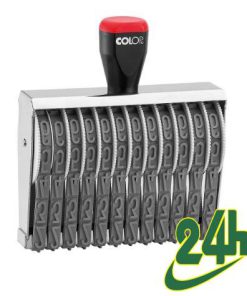 Dấu số 12 số cao 18mm colop 18012 kích thước 18x135mm