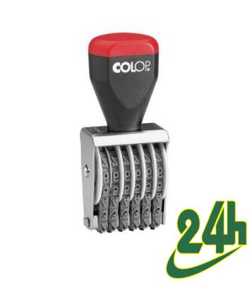 Dấu số 6 số cao 5mm colop 05006 kích thước 5x26mm