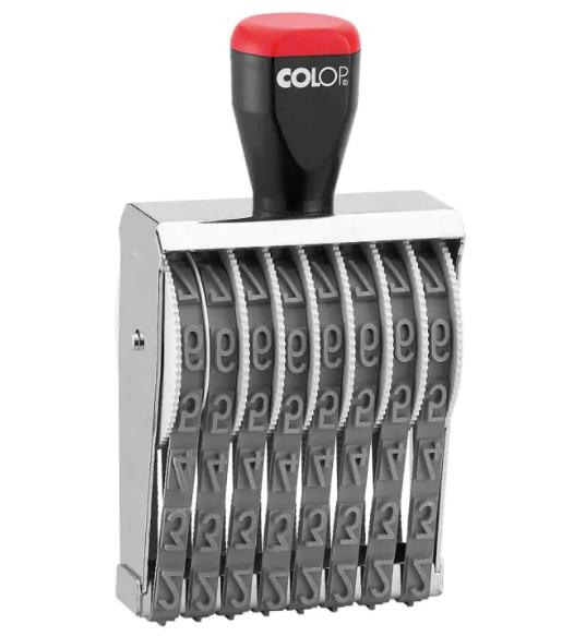 Dấu số 8 số cao 12mm colop 12008 kích thước 12x82mm
